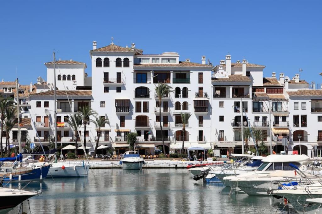 Apartamento Entero Con Solarium En Sabinillas, Con Piscina Y Al Lado Del Puerto De La Duquesa Manilva Extérieur photo